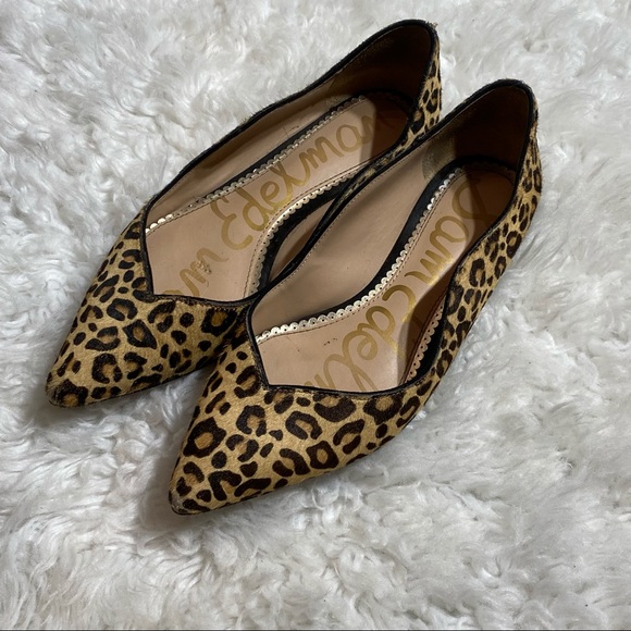 Sam Edelman Calf Hair? Animal Print Flats - Picture 3 of 9